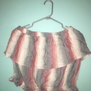 Striped Crop Top